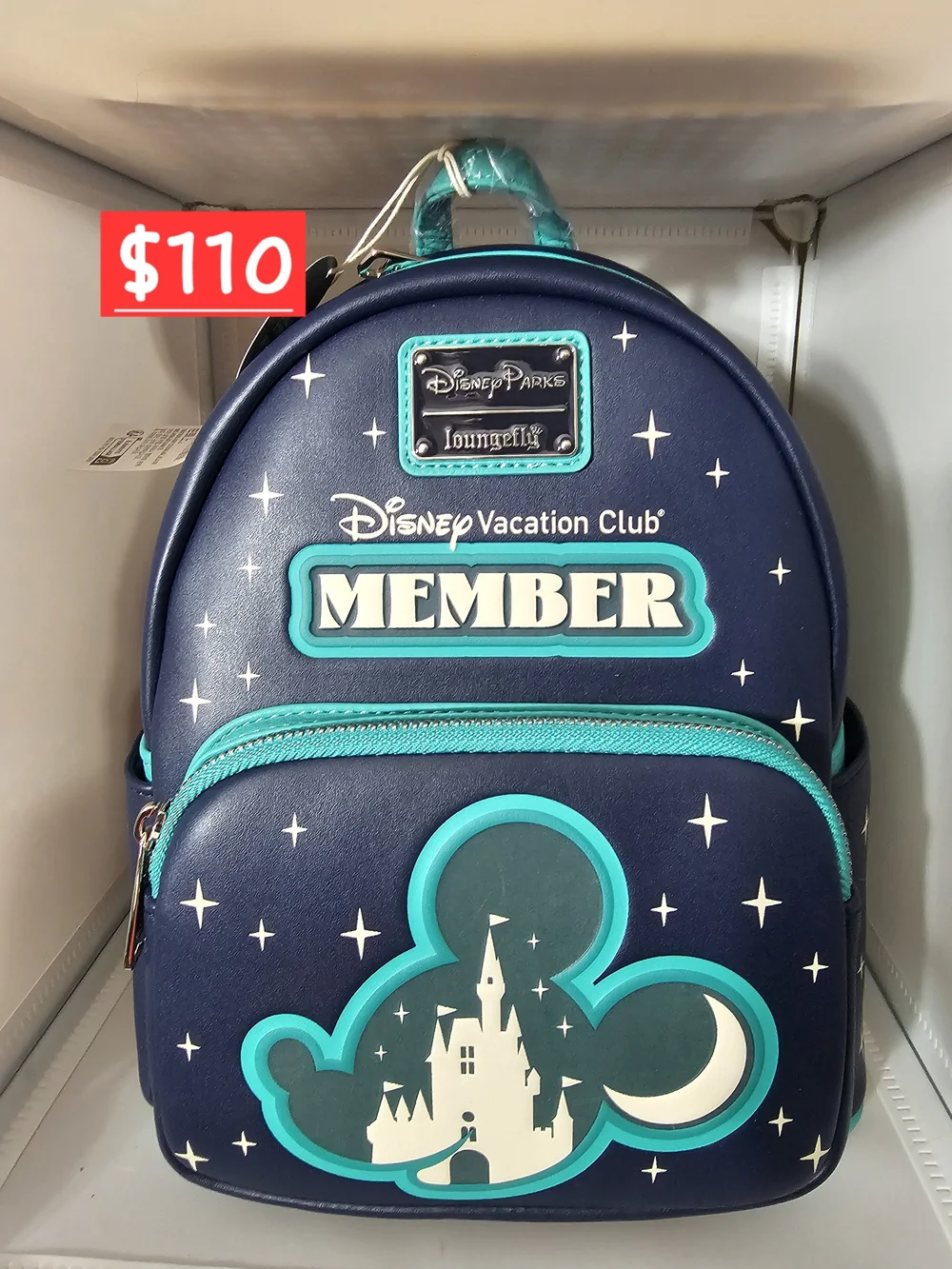 Disney Vacation Club Backpack - Navy & Teal MEMBER Loungefly